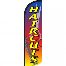 Hair Cuts Extra Wide Windless Swooper Flag