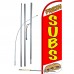 Fresh Subs Extra Wide Windless Swooper Flag Bundle