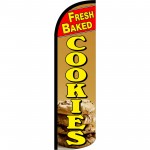 Fresh Baked Cookies Extra Wide Windless Swooper Flag
