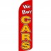 We Buy Cars Extra Wide Windless Swooper Flag