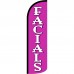 Facials Pink Extra Wide Windless Swooper Flag