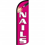 Nails Extra Wide Windless Swooper Flag