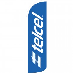 TelCel Extra Wide Windless Swooper Flag