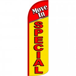 Move In Special Extra Wide Windless Swooper Flag