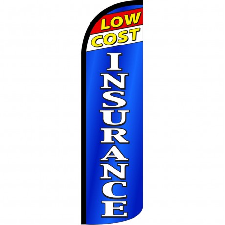 Low Cost Insurance Extra Wide Windless Swooper Flag