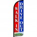 Walk-In Drive-Out Extra Wide Windless Swooper Flag