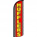 Mufflers Red Extra Wide Windless Swooper Flag