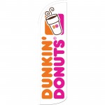 Dunkin Donuts Extra Wide Windless Swooper Flag