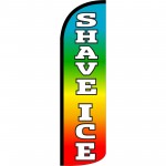 Shave Ice Extra Wide Windless Swooper Flag