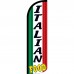 Italian Food Extra Wide Windless Swooper Flag