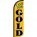 Cash For Gold Extra Wide Windless Swooper Flag