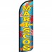 Mariscos Extra Wide Windless Swooper Flag
