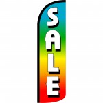 Sale Rainbow Extra Wide Windless Swooper Flag