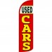 Used Cars Red Extra Wide Windless Swooper Flag