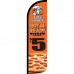 Little Caesars Hot-N-Ready Extra Wide Windless Swooper Flag