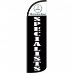Mercedes-Benz Specialist Extra Wide Windless Swooper Flag