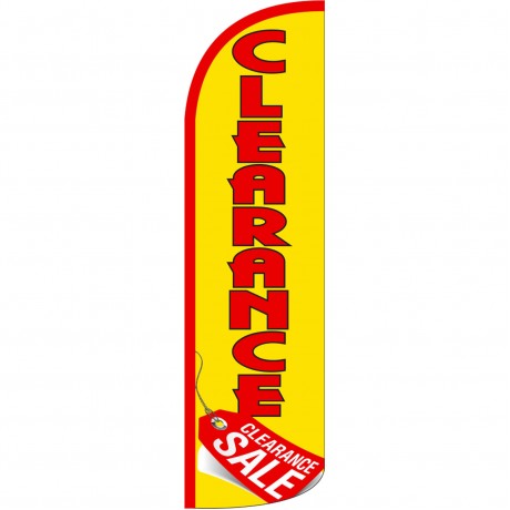 Clearance Sale Extra Wide Windless Swooper Flag