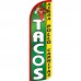 Tacos Extra Wide Windless Swooper Flag