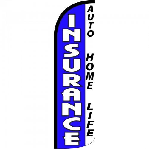 INSURANCE super flag swooper auto car home house life term polyester 