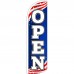 Open USA Extra Wide Windless Swooper Flag