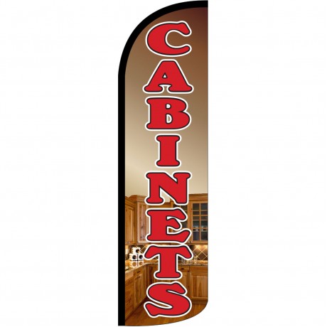 Cabinets Extra Wide Windless Swooper Flag