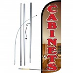 Cabinets Extra Wide Windless Swooper Flag Bundle