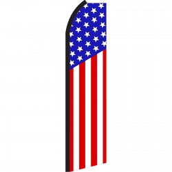 Usa Vertical Swooper Flag