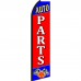 Auto Parts Red Swooper Flag