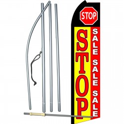 Stop Sale Sale Sale Swooper Flag Bundle