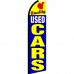 Quality Used Cars Blue Yellow Swooper Flag