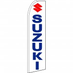 Suzuki White Swooper Flag