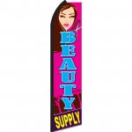 Beauty Supply Pink Swooper Flag