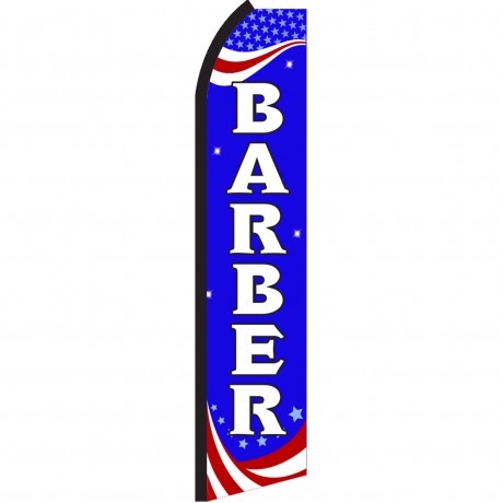 Barber Patriotic Swooper Flag