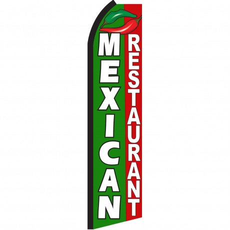 Mexican Restaurant Swooper Flag