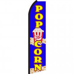 Popcorn Blue Swooper Flag