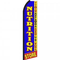 Nutrition Store Swooper Flag