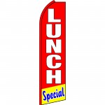 Lunch Special Red Swooper Flag