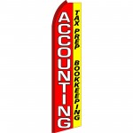 Accounting Red & Yellow Swooper Flag