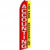 Accounting Red & Yellow Swooper Flag