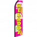 Helados Pink & Yellow Swooper Flag