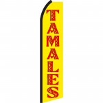 Tamales Yellow & Red Swooper Flag