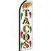 Tacos w & Graphics Swooper Flag
