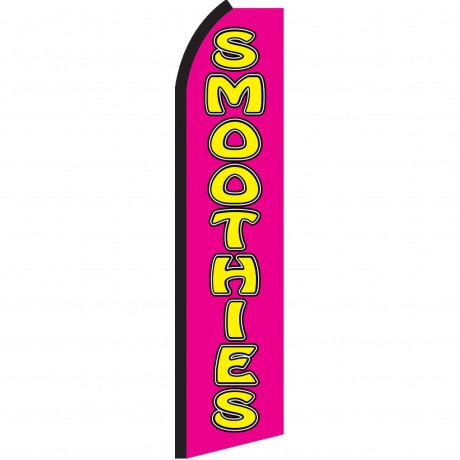 Smoothies Pink Swooper Flag