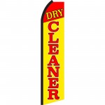 Dry Cleaner Yellow Swooper Flag