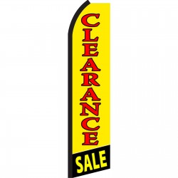 Clearance Sale Yellow Swooper Flag