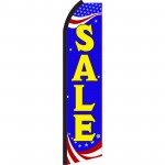 Sale Red, White & Blue Swooper Flag