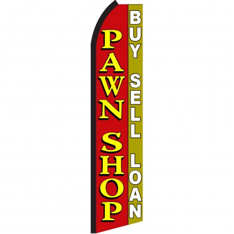 Pawn Shop Buy Sell Loan Swooper Flag