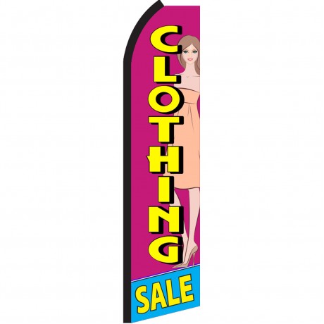 Clothing Sale Swooper Flag