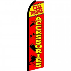 Cell Phone Accessories Red Swooper Flag