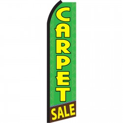 Carpet Sale Green Swooper Flag